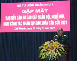 Gặp mặt cán bộ cao cấp quân đội nghỉ hưu, nghỉ công tác trên địa bàn Quân khu